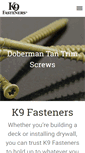 Mobile Screenshot of k9fasteners.com